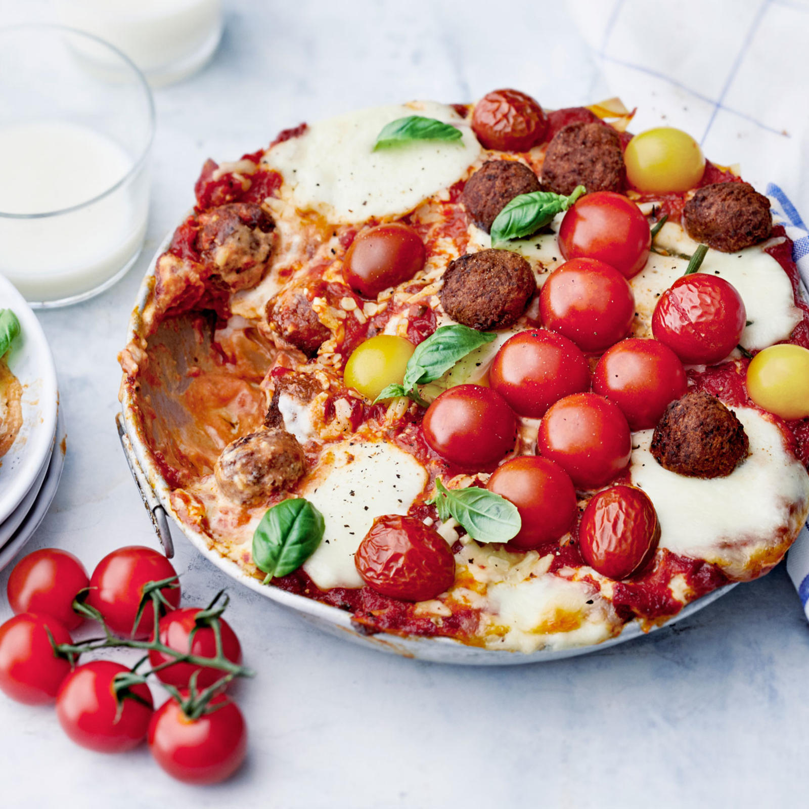 Vauhdikas lihapullalasagne