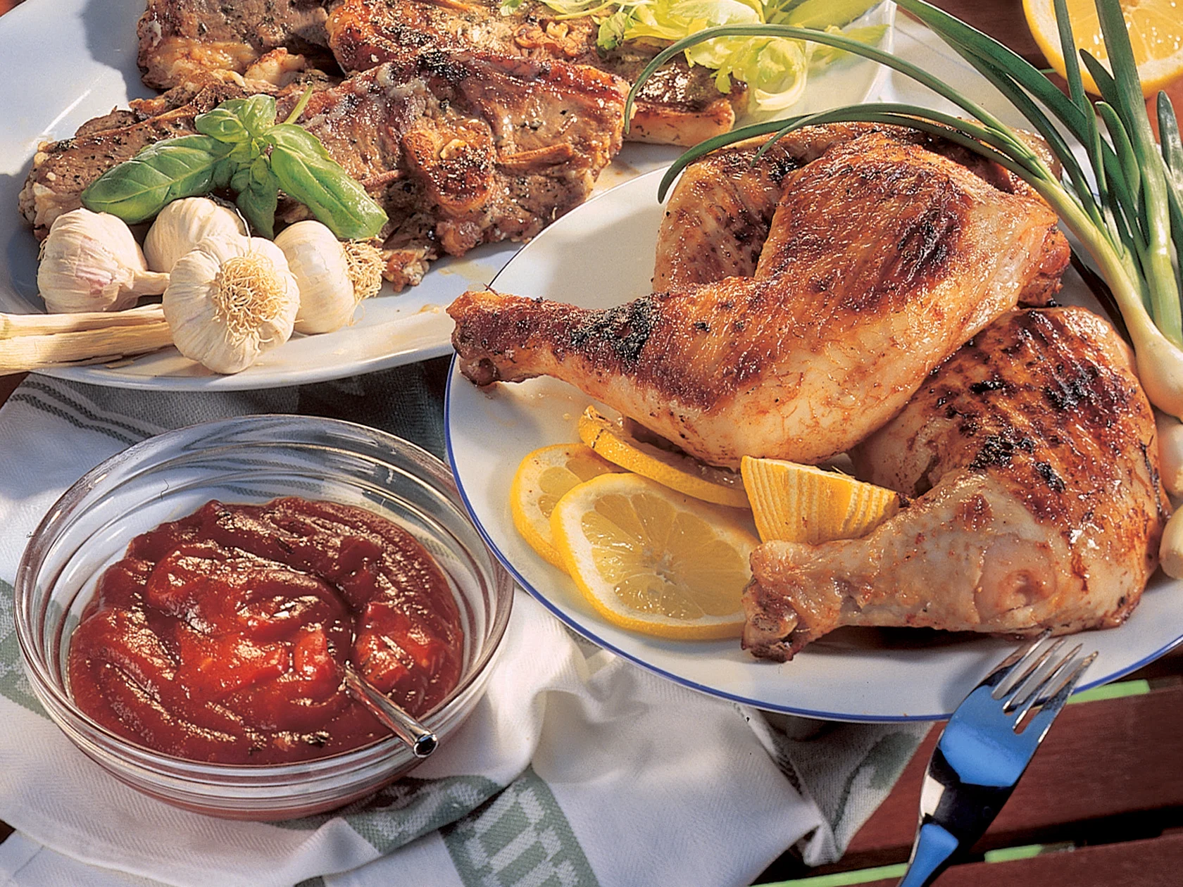 Broilerinlihan marinointi