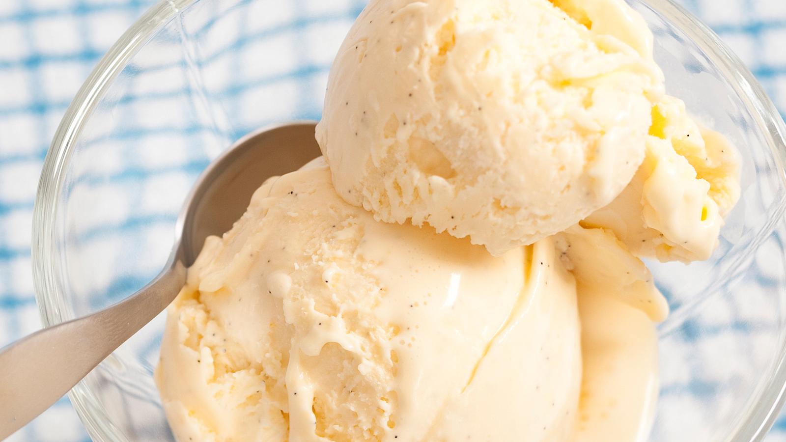 Jäätelökone vaniljajäätelö reseptit