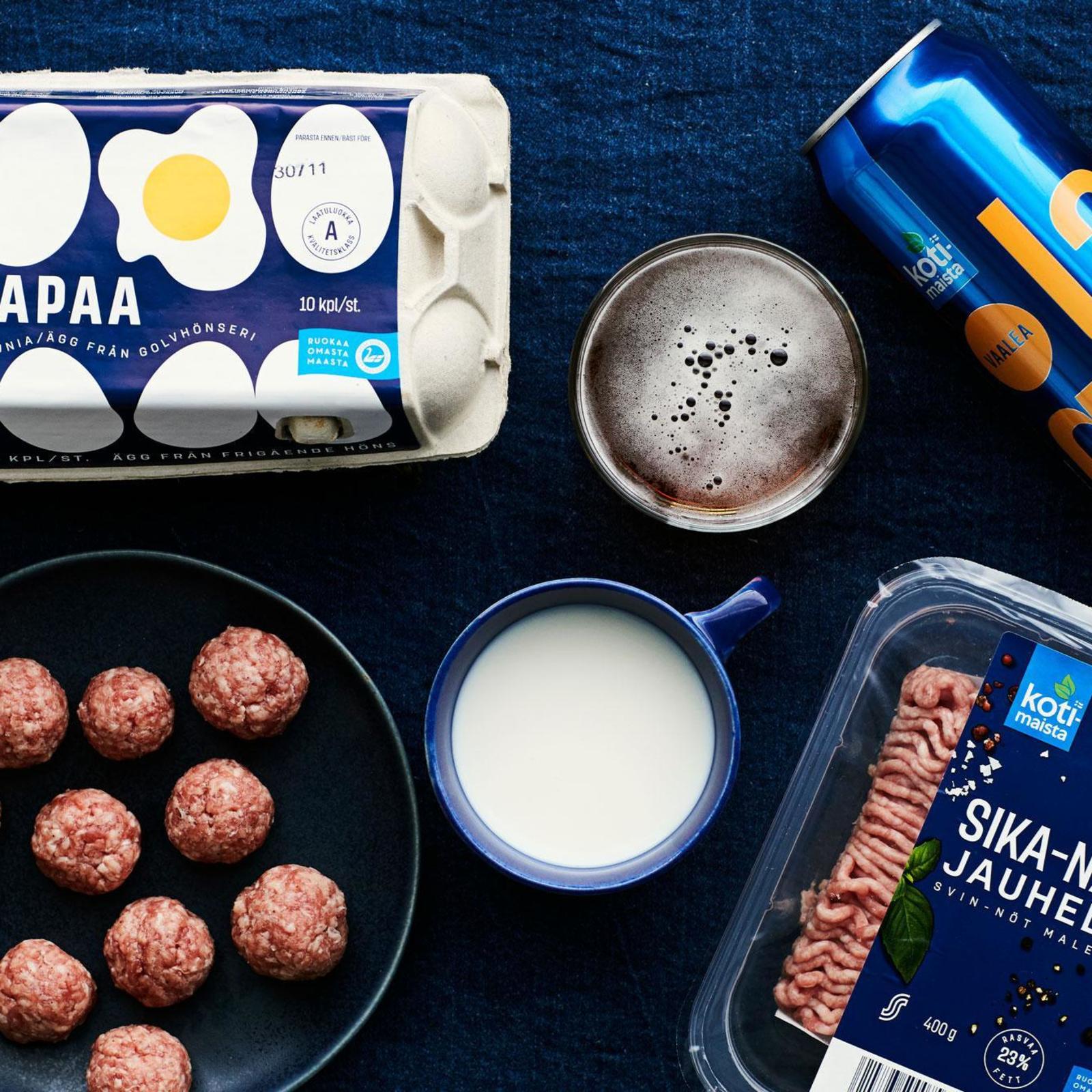 Kotimaista-sarjan tuotteita