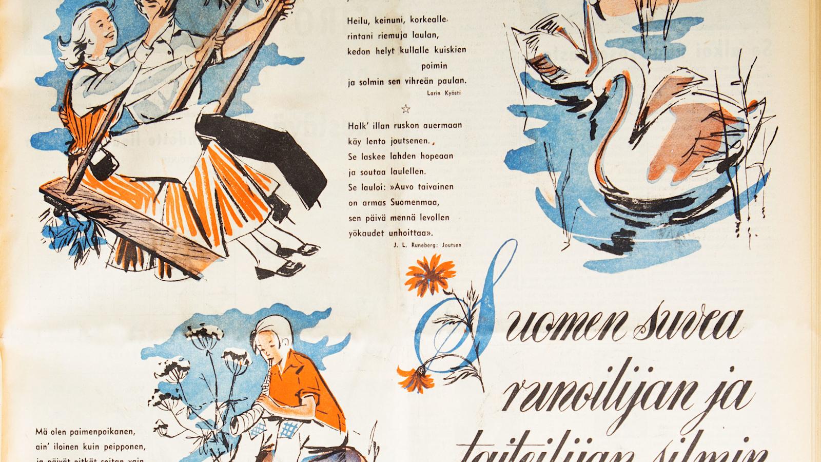 1950-luku: Asiaa, viihdettä ja koekeittiön reseptejä