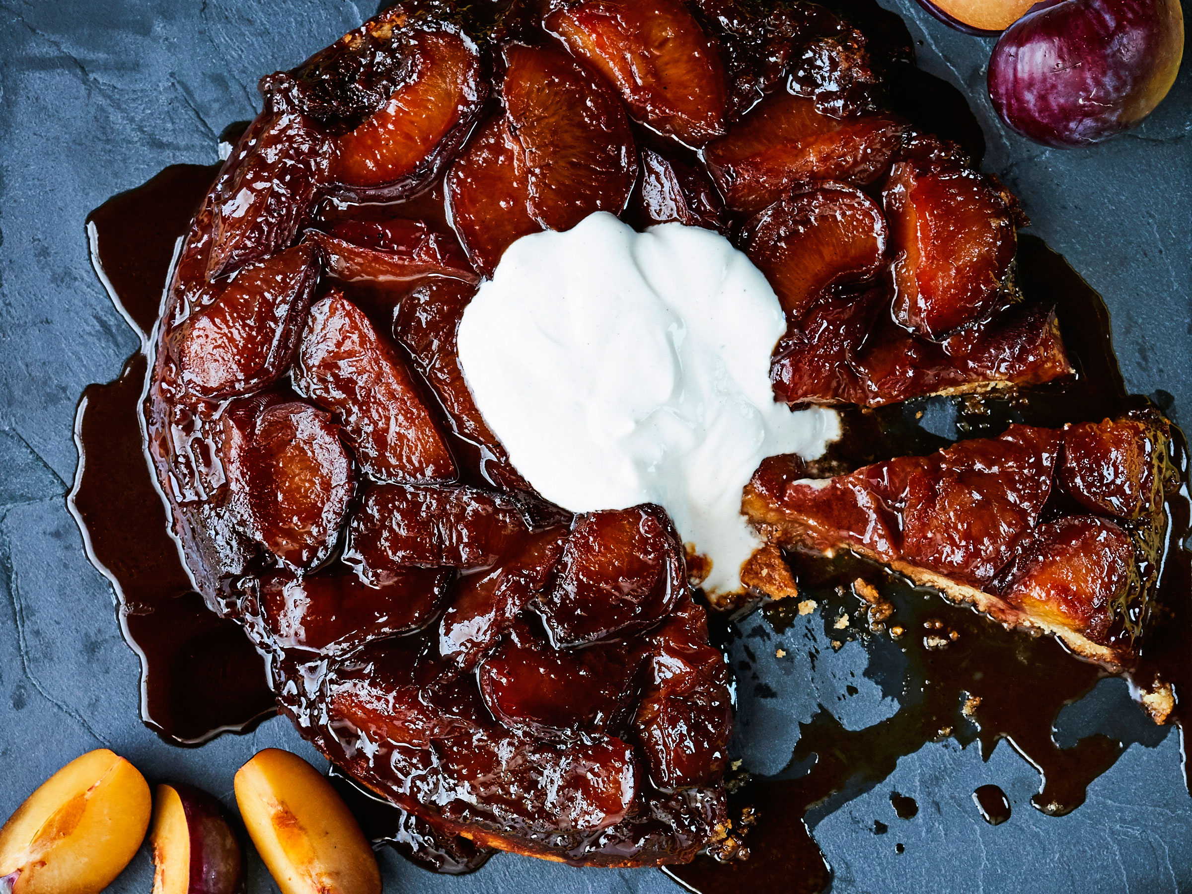 Tarte tatin luumuista