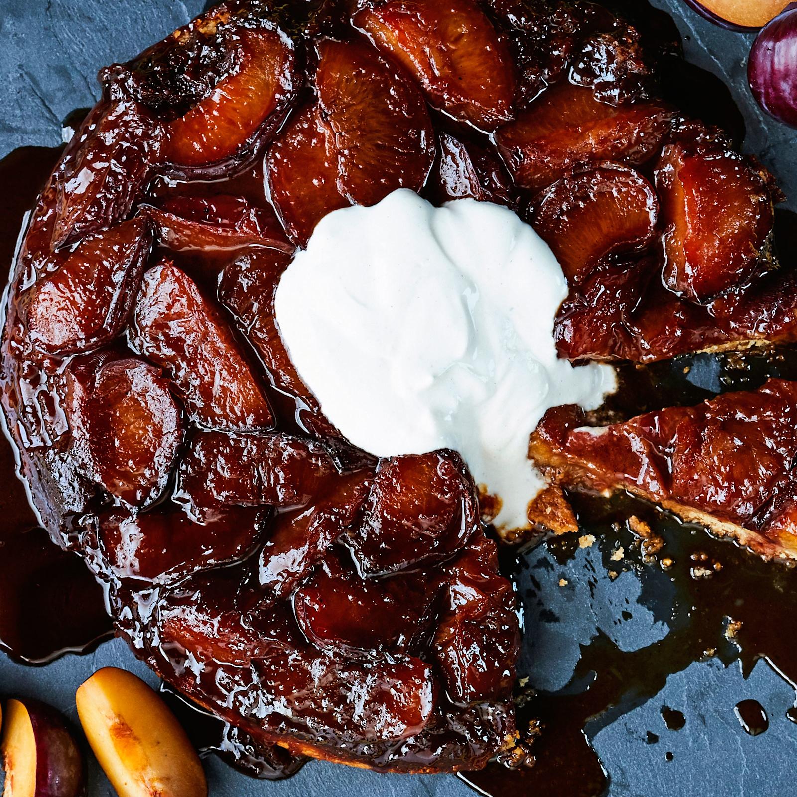 Tarte tatin luumuista