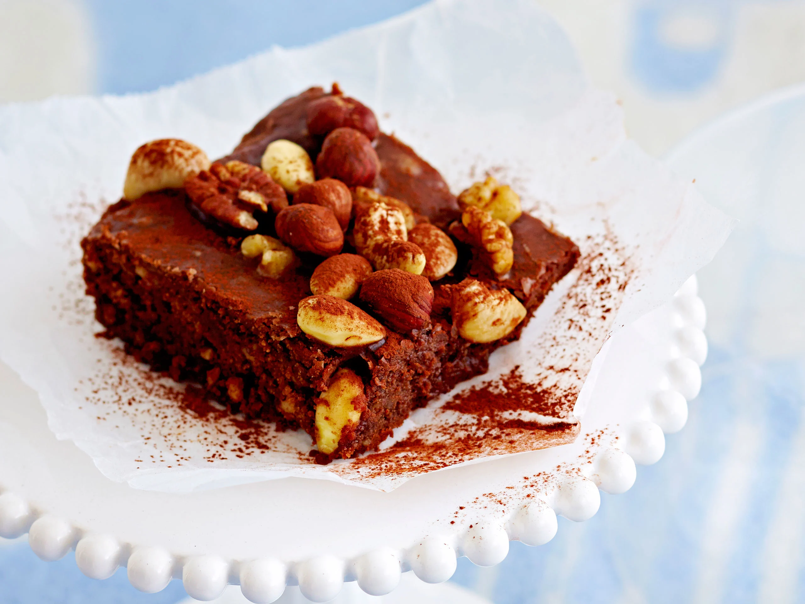 Pähkinä-suklaamokkapalat