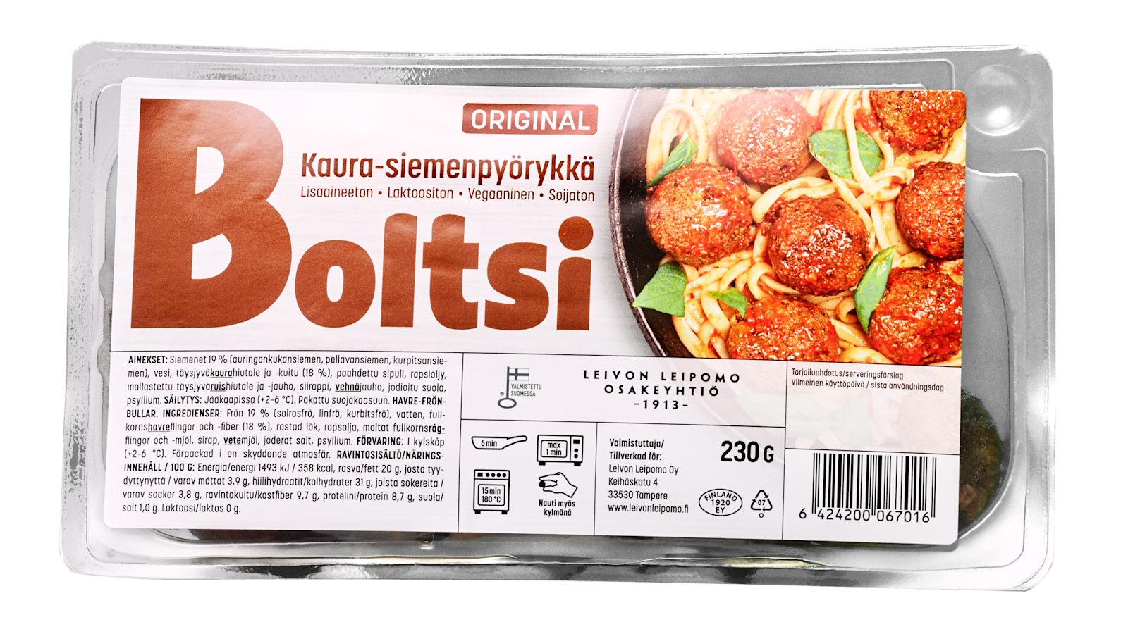 Kaura-siemenpyörykkä Boltsi