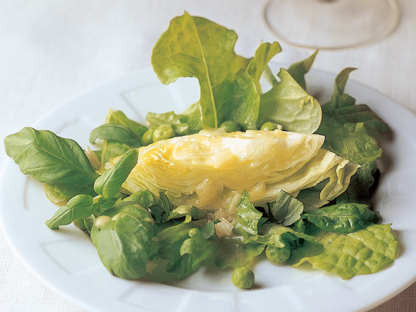 Vihreä hernesalaatti