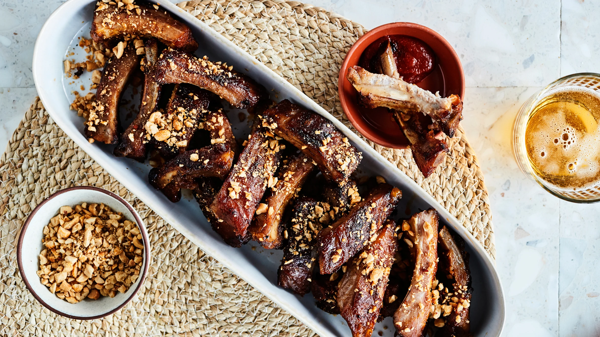 Pähkinäiset grilliribsit