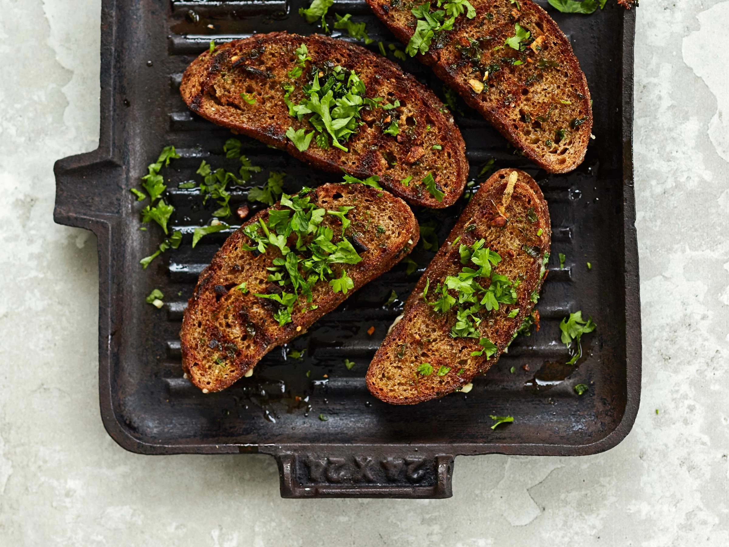 Grillatut ruisleivät