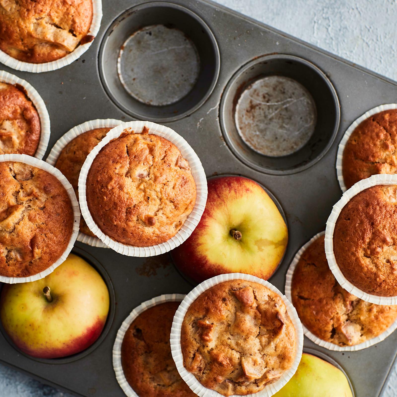 Omena-mantelimuffinit