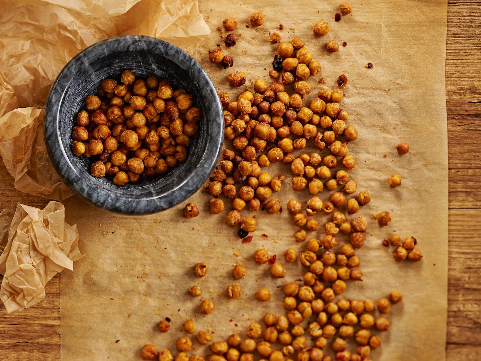 Paahdetut kikherneet