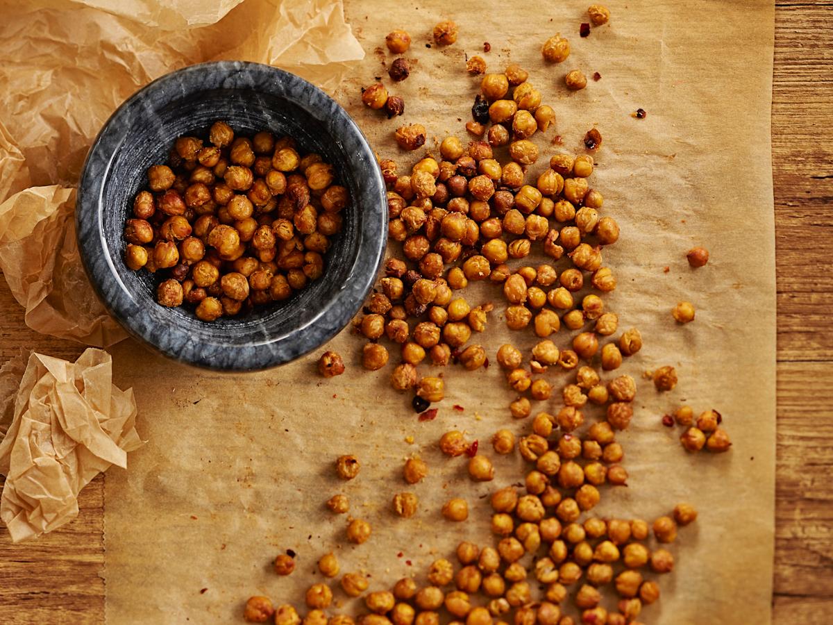 Paahdetut kikherneet