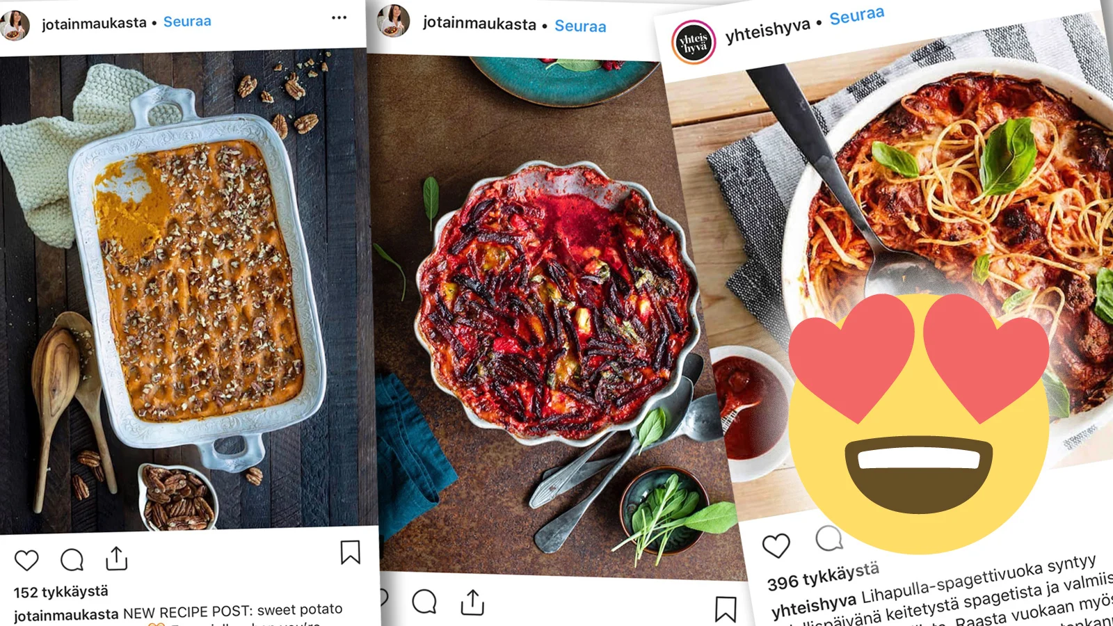 Ruokakuvia Instagramissa