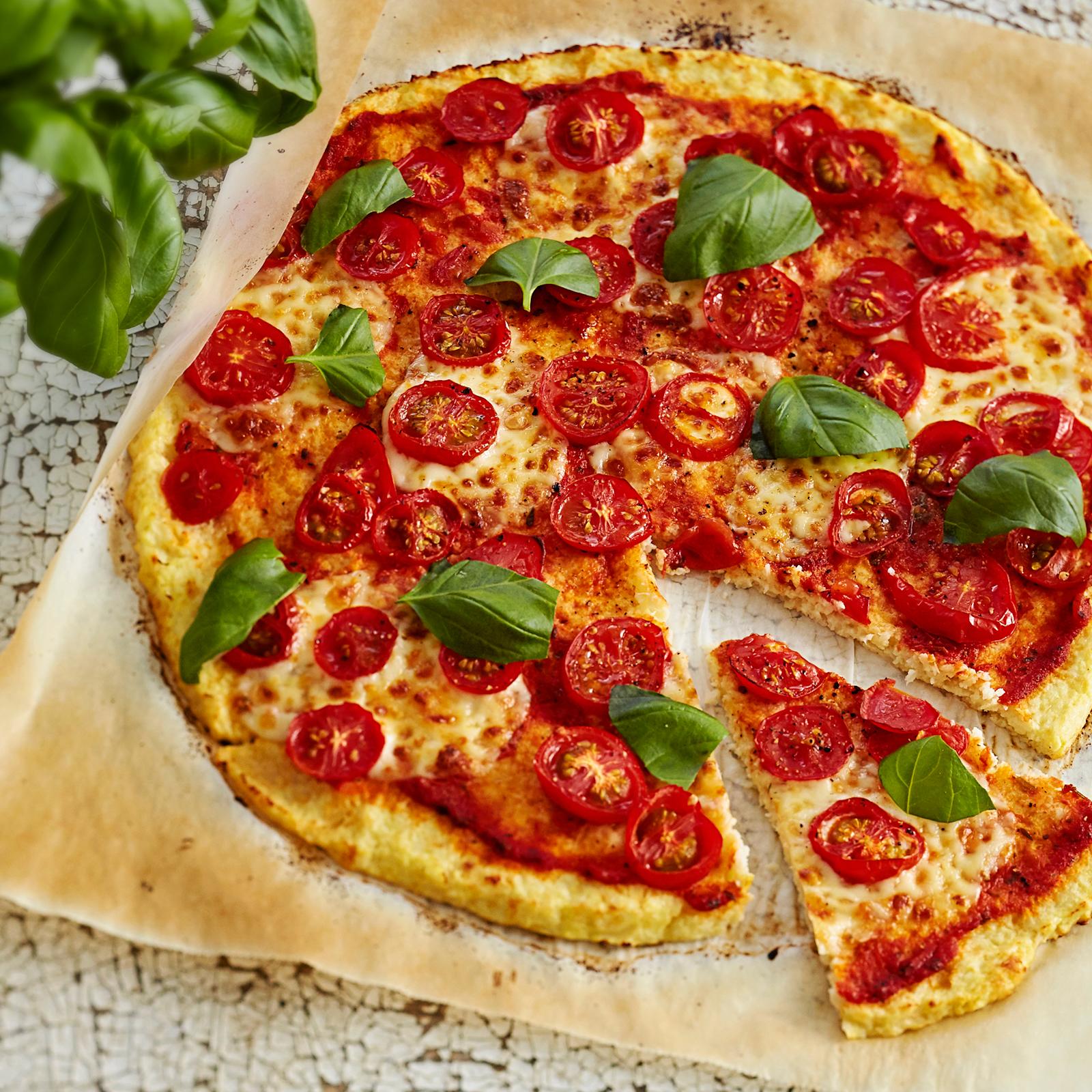 Kukkakaalipohjainen pizza