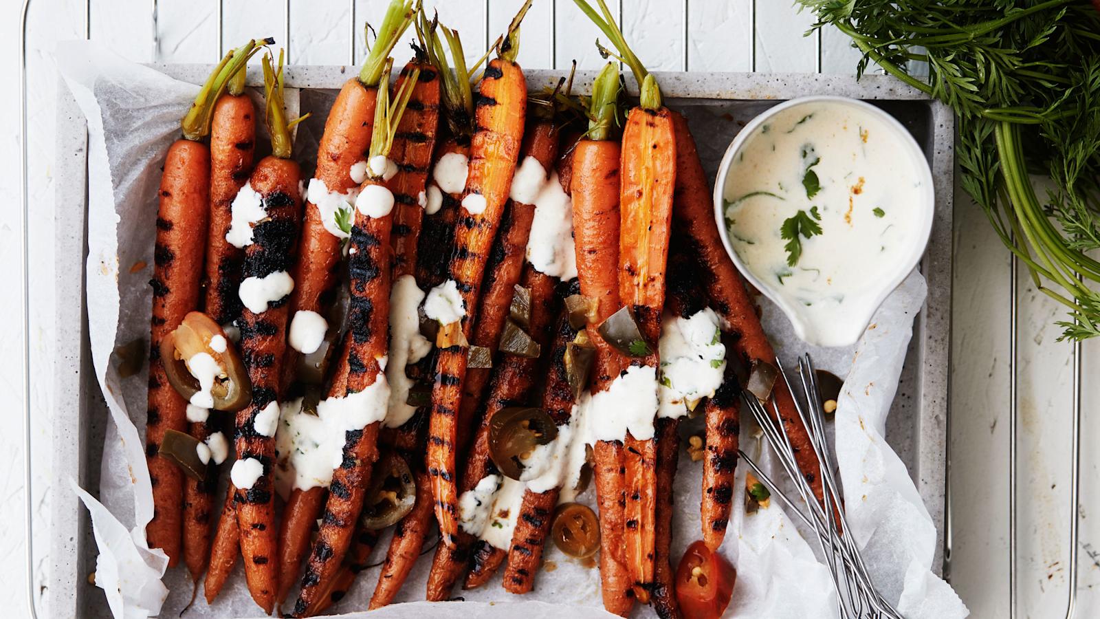 Texmex-porkkanat ja cheddarkastike