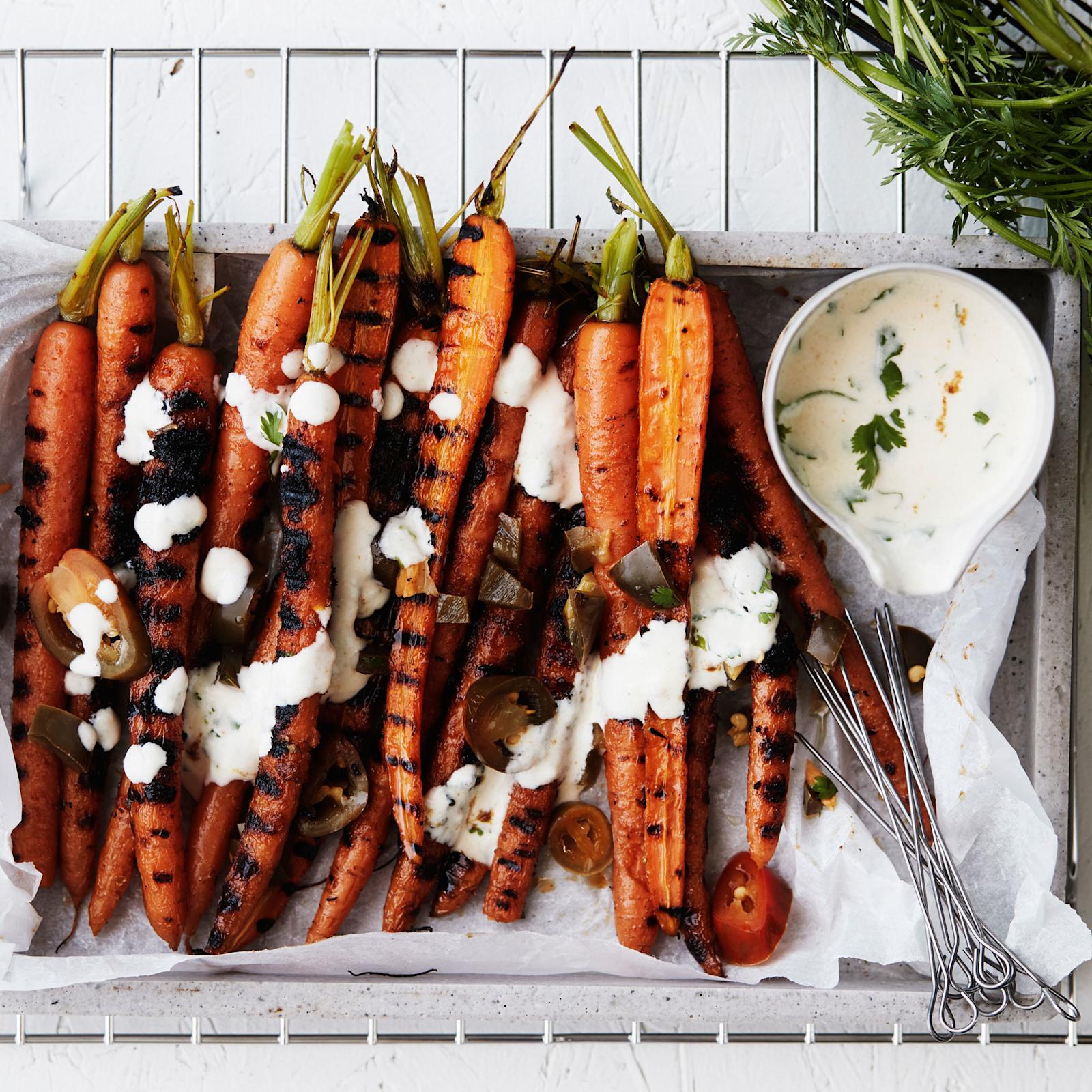 Texmex-porkkanat ja cheddarkastike