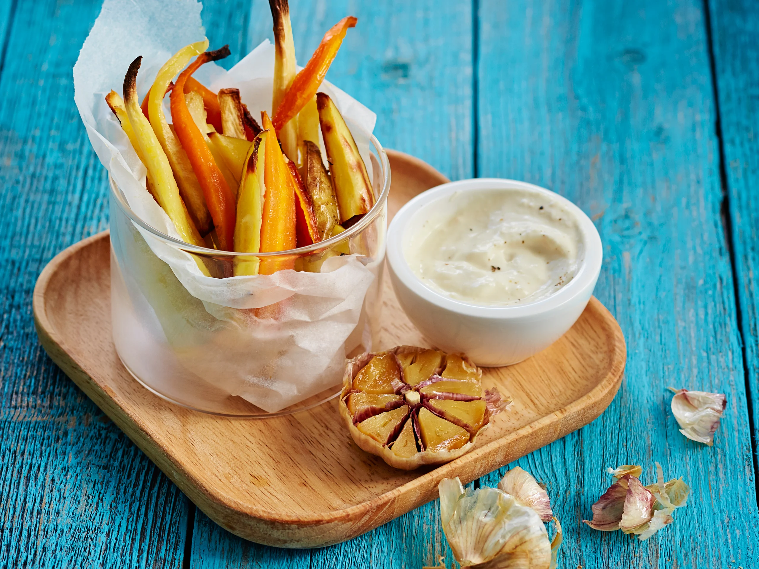 Paahdettu valkosipulikastike