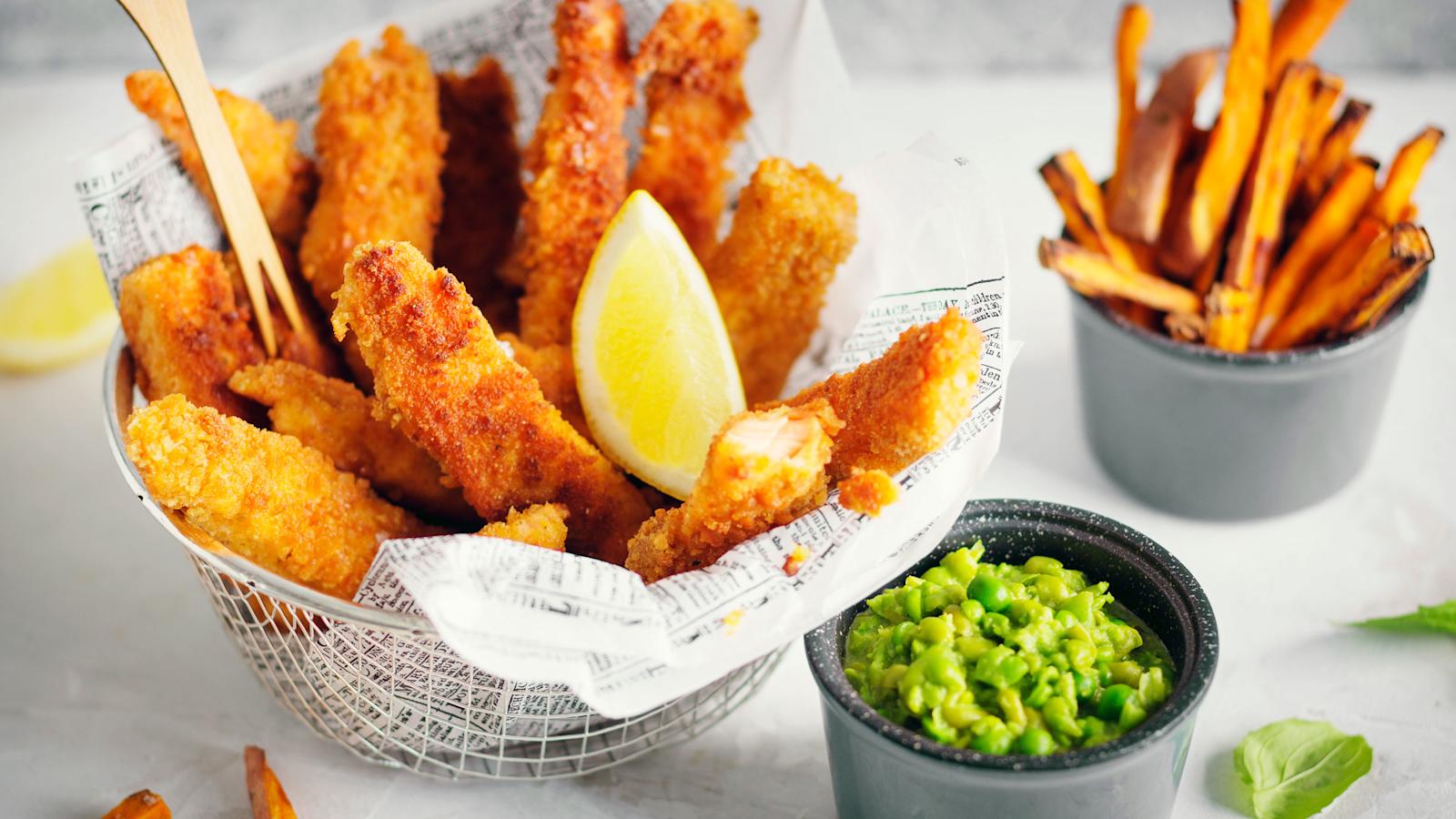 Rapeat lohipuikot ja bataattiranskalaiset