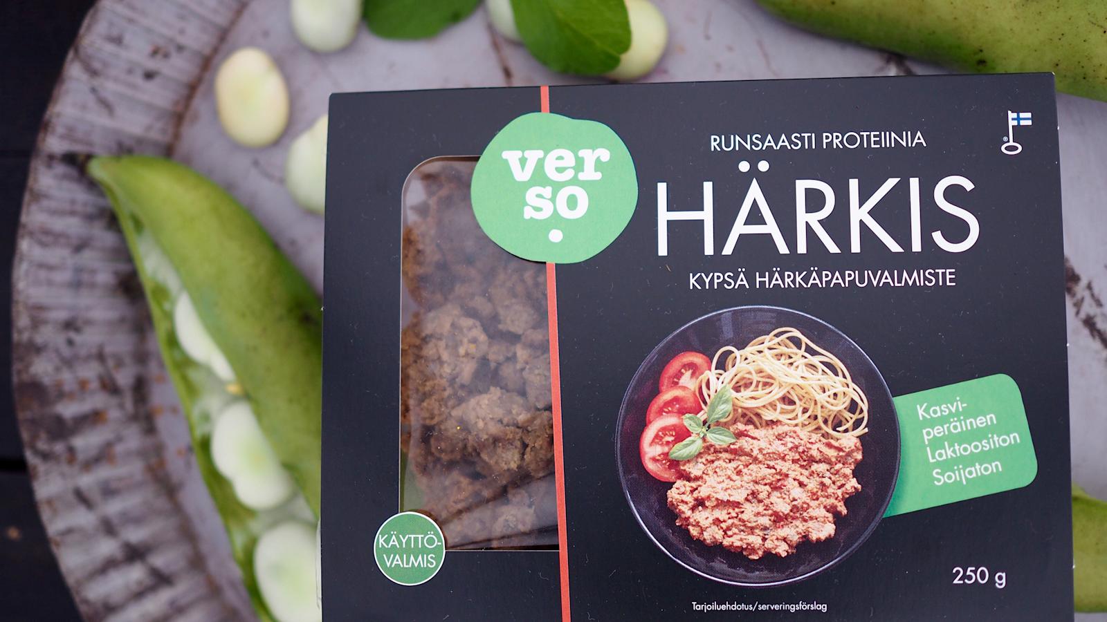 Verso Härkis -härkäpapuvalmiste on käyttövalmis, kypsä tuote.