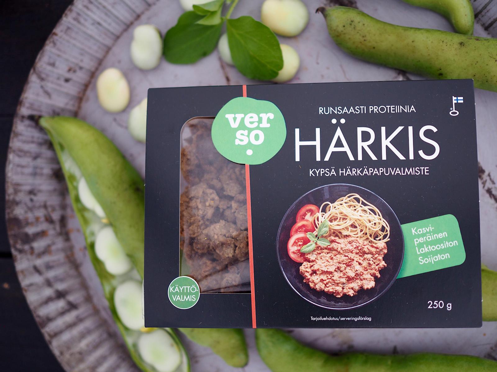 Verso Härkis -härkäpapuvalmiste on käyttövalmis, kypsä tuote.
