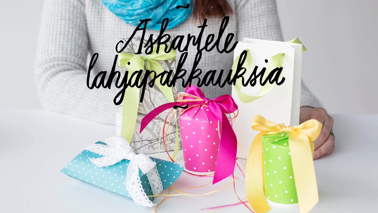 Askartele lahjapakkauksia