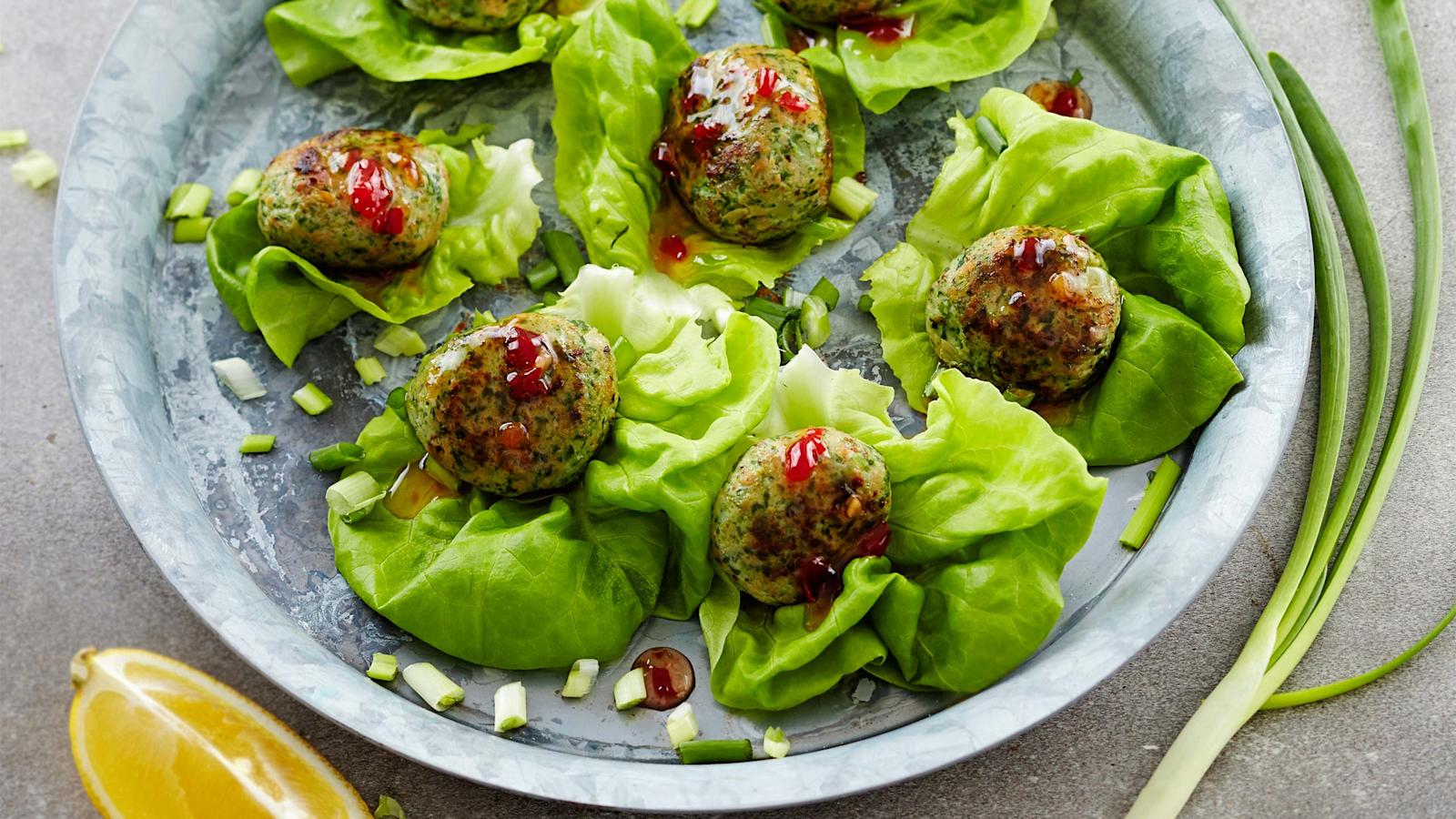 Broileri-pinaattipyörykät