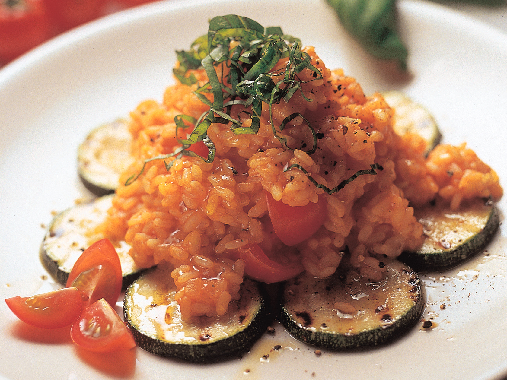 Kirsikkatomaattirisotto