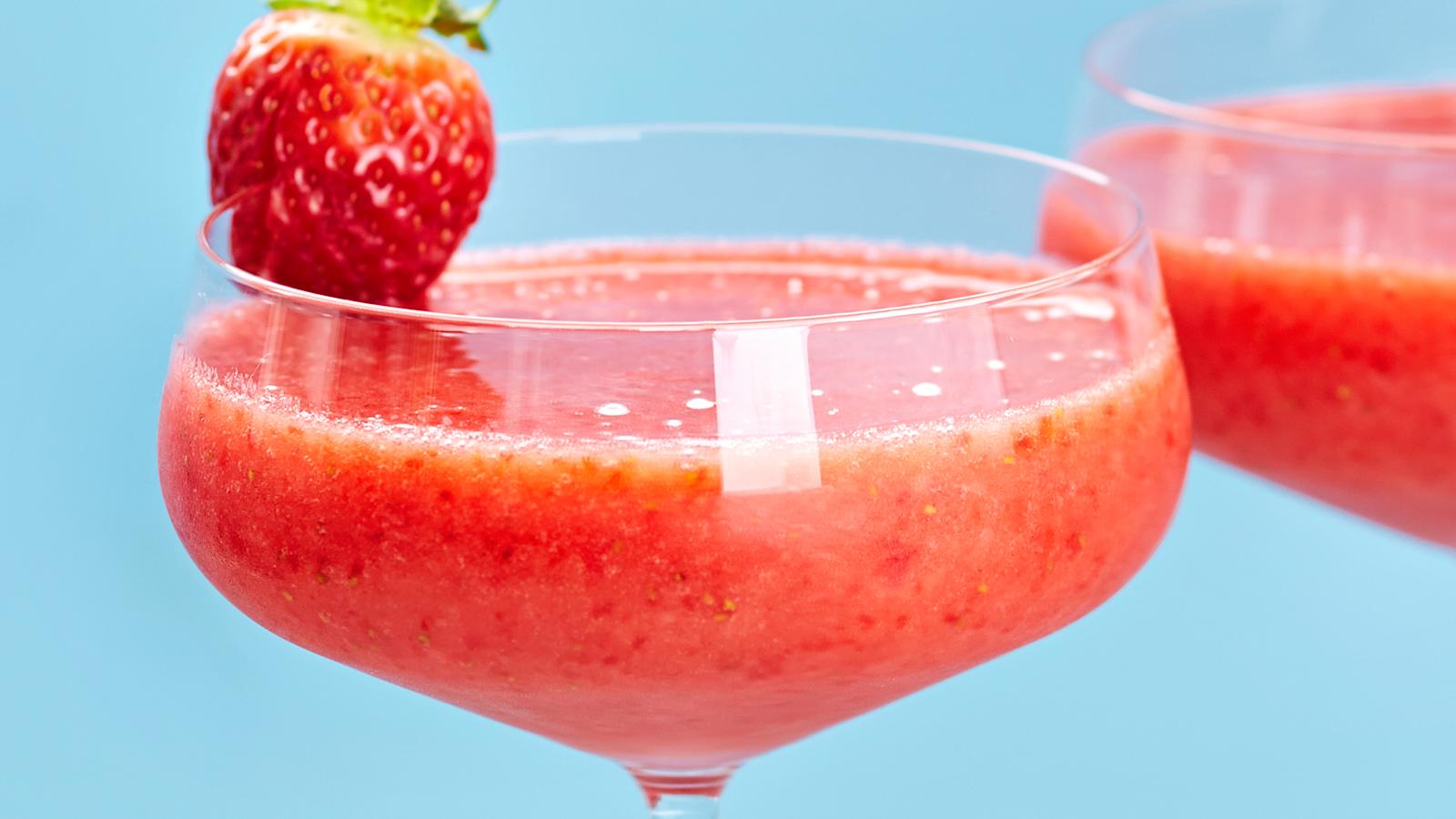 Hileinen mansikkajuoma