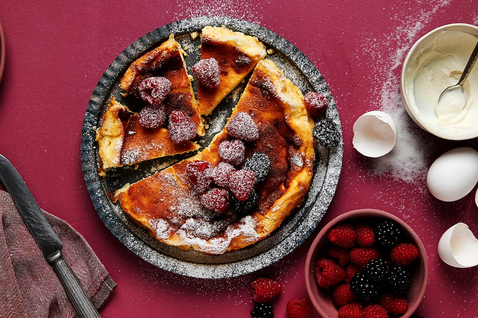 Kolmen aineksen italialainen juustokakku