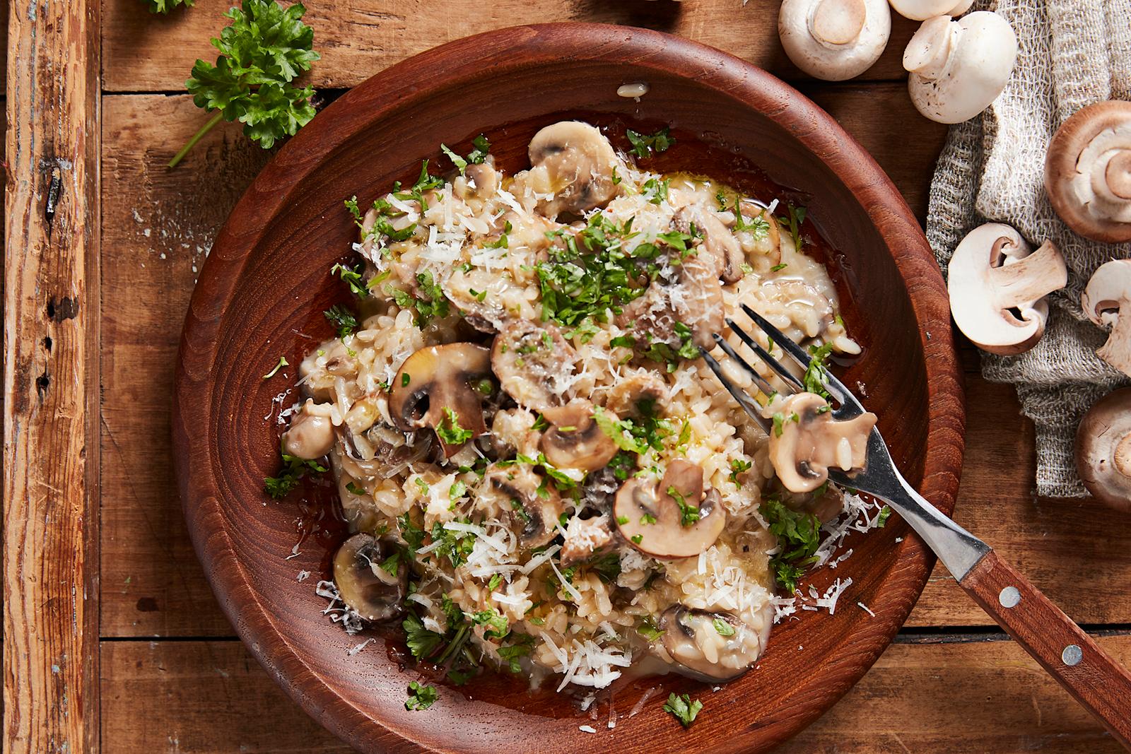 Herkkusienirisotto