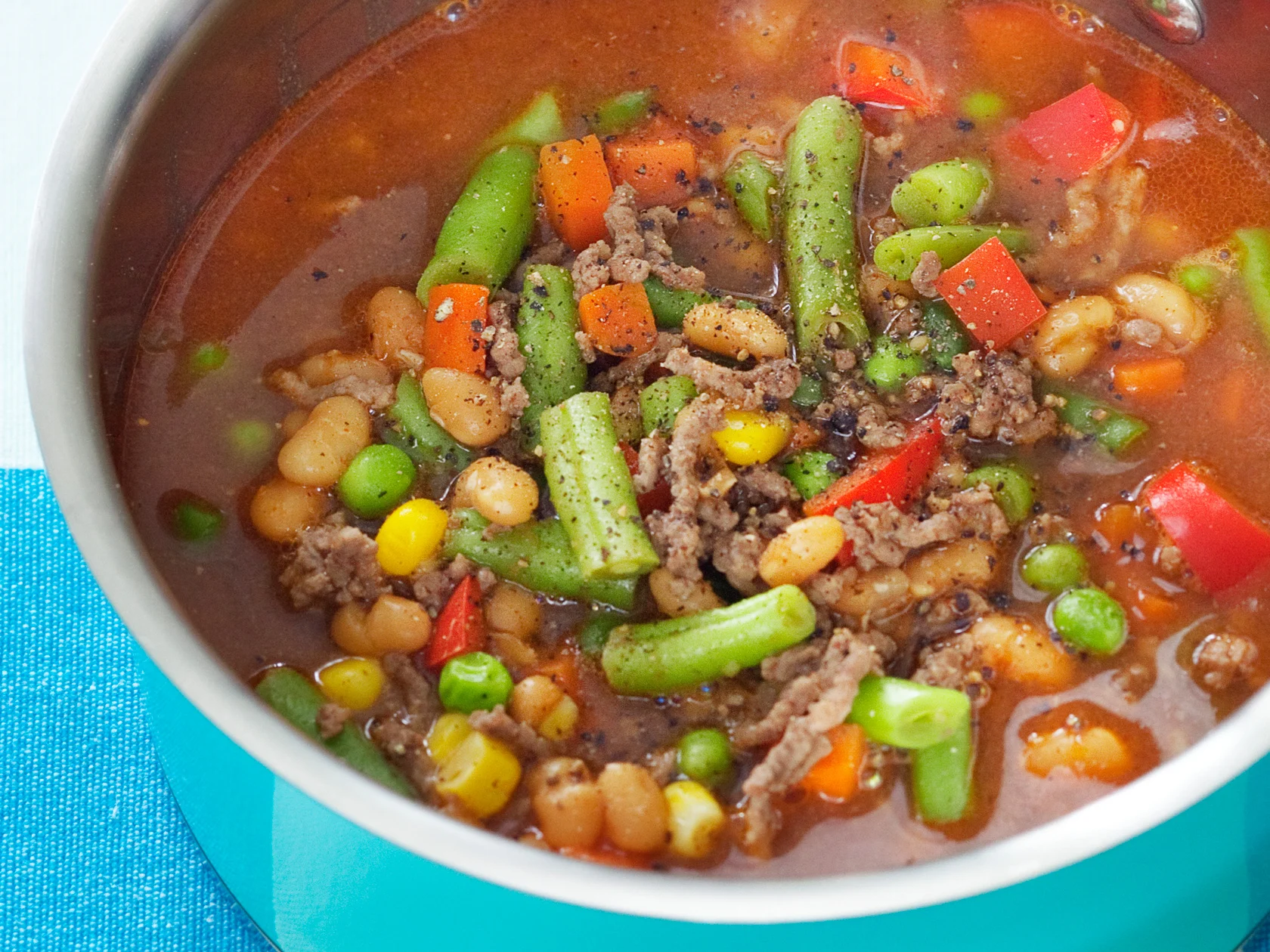 Jauheliha-papukeitto