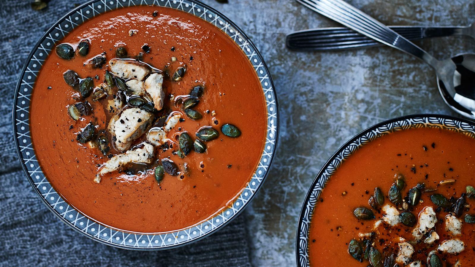 Pikainen punacurrykeitto