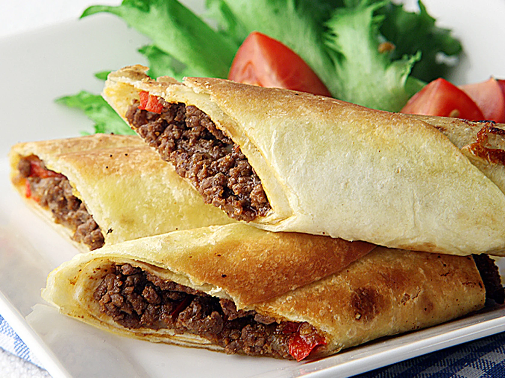 Rapeat jauheliha-tacokääryleet