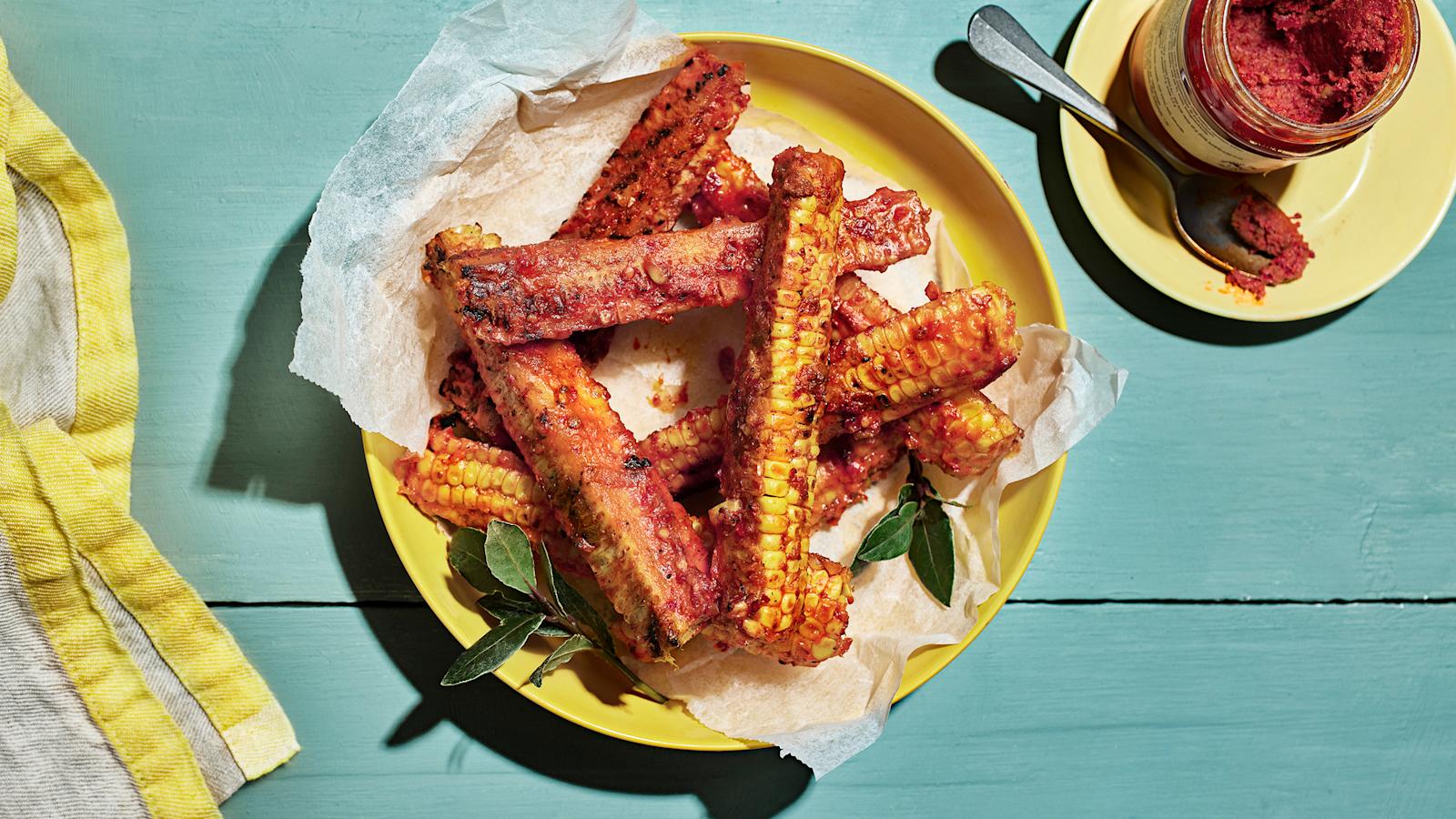 Maissiribsit nduja-voilla