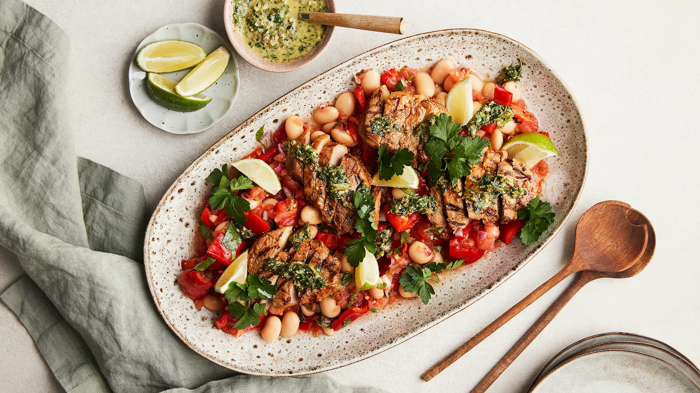 Meksikolainen pihvisalaatti