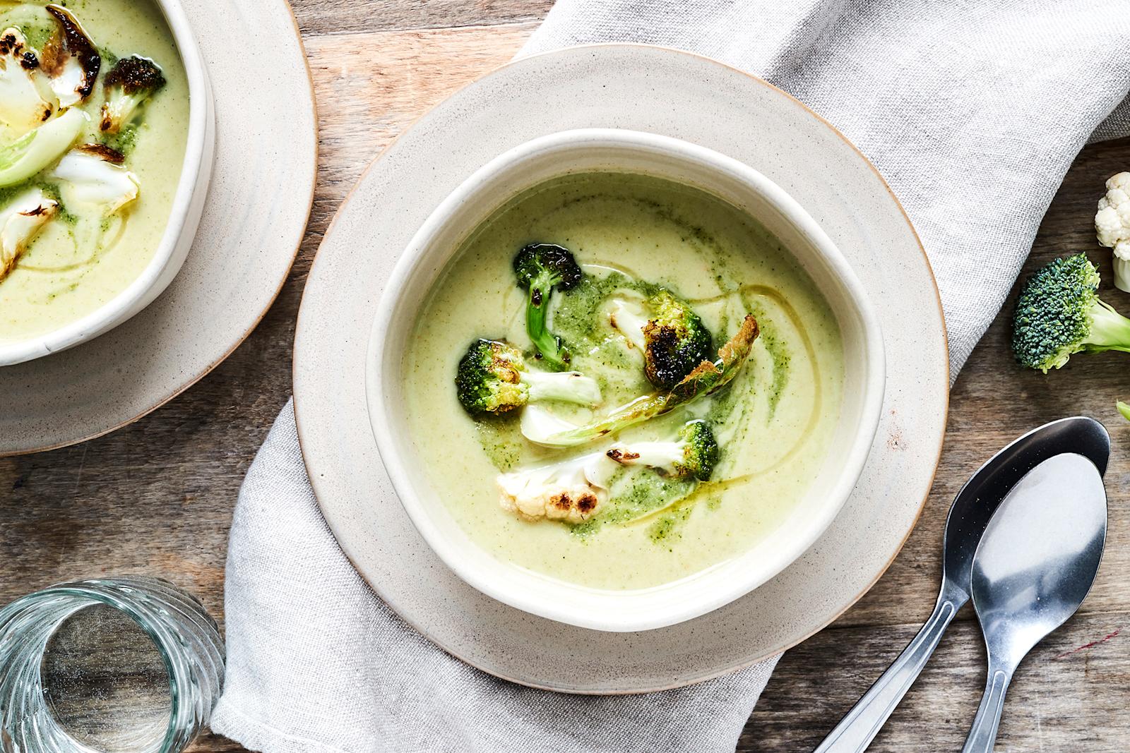 Kukkakaali-parsakaalikeitto