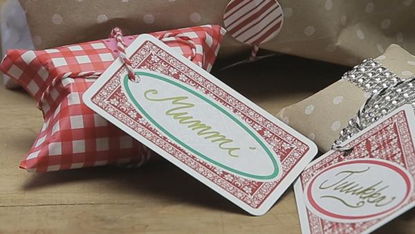 Näin teet pakettikortit vanhoista pelikorteista