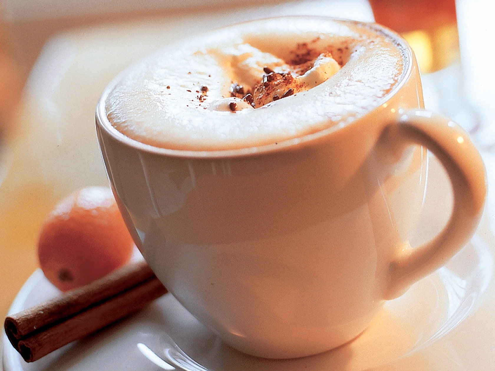 Kahvia ja maitovaahtoa