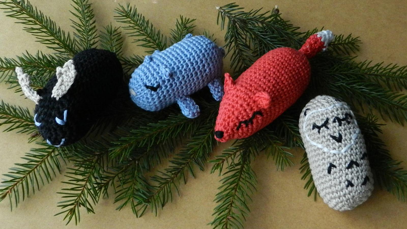 Virkatut amigurumieläimet