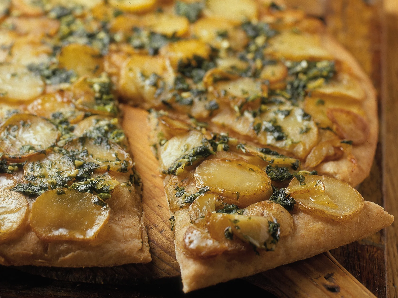 Peruna-basilikafocaccia