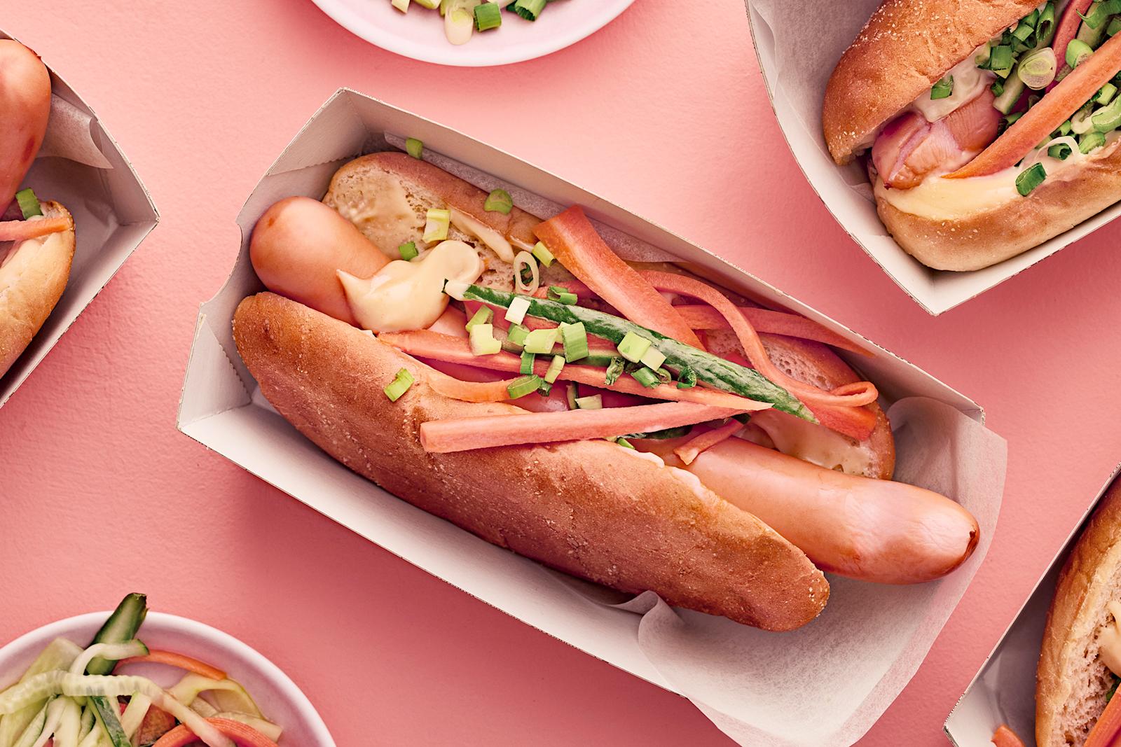 Korealaiset miso- hot dogit
