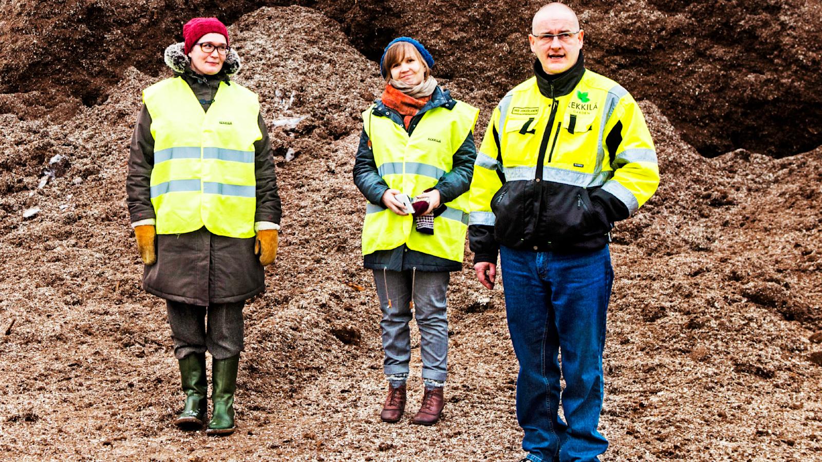 Mari Kaartokallio, Laura Kuisma ja Pasi Pohjolainen