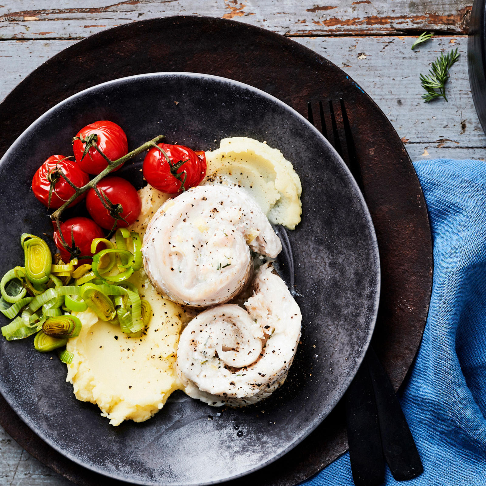 Kuharullat valkoviinissä