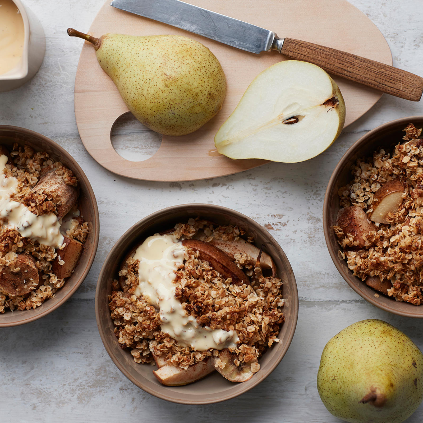 Päärynä-banaanipaistos