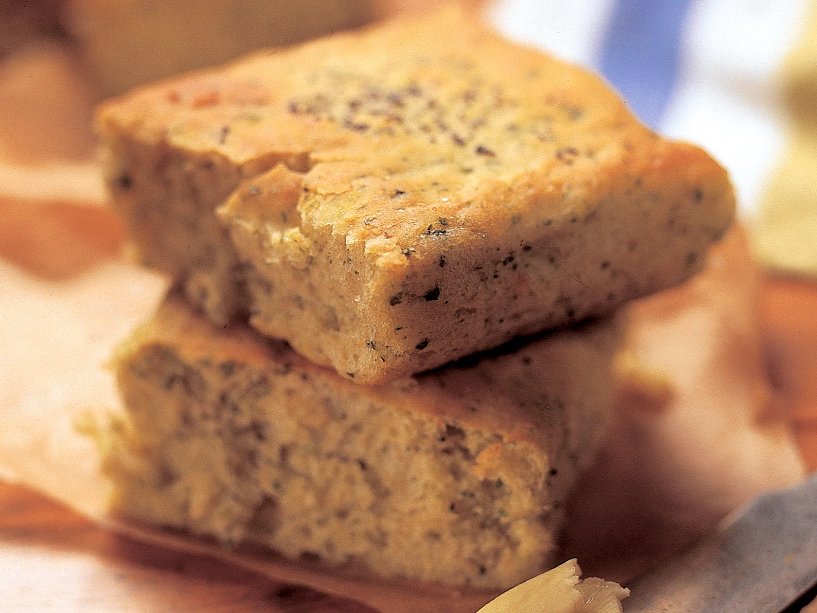 Pinaattiset sämpyläruudut