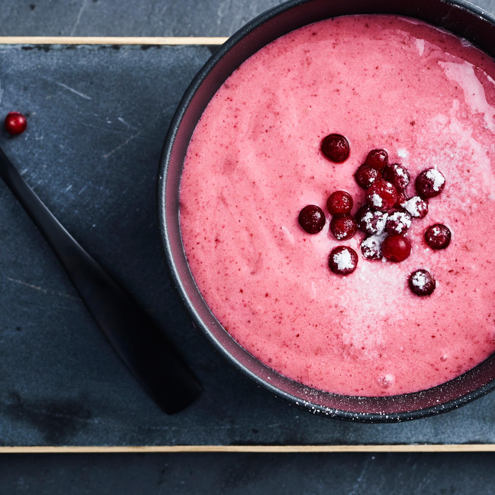 Vatkattu puolukkapuuro