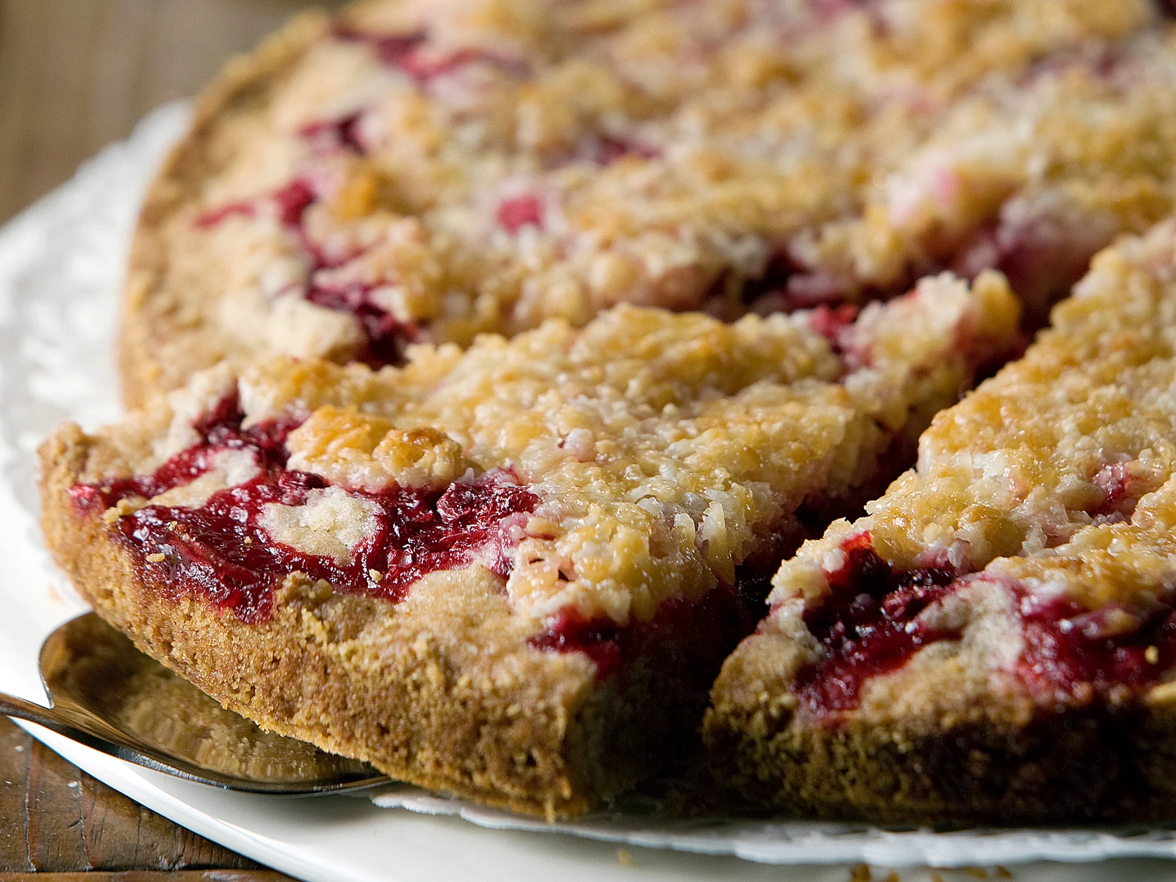 Helppo puolukkapiiras