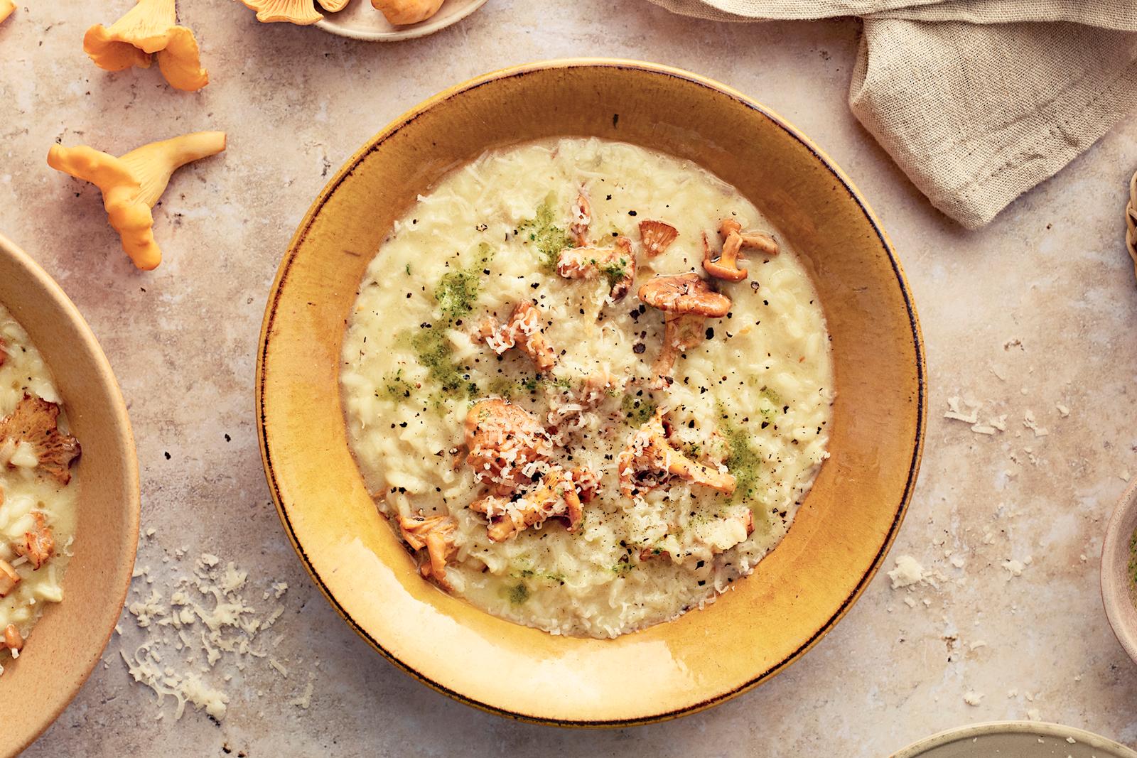 Kantarellirisotto