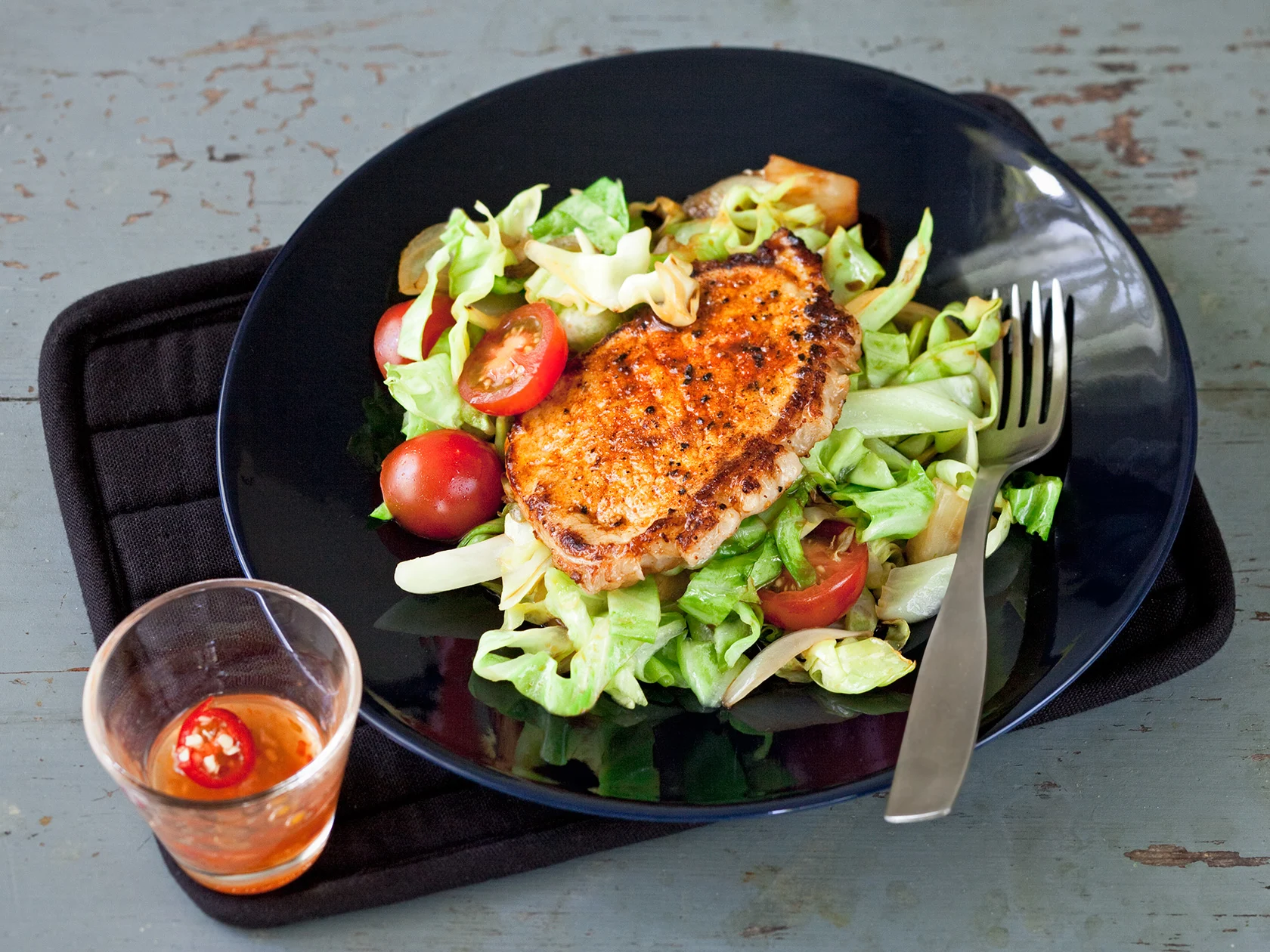 Tomaatti-kasvisvokki