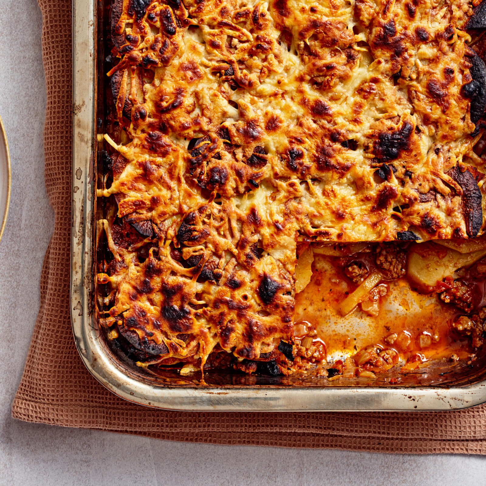 peruna-jauhelihalaatikko