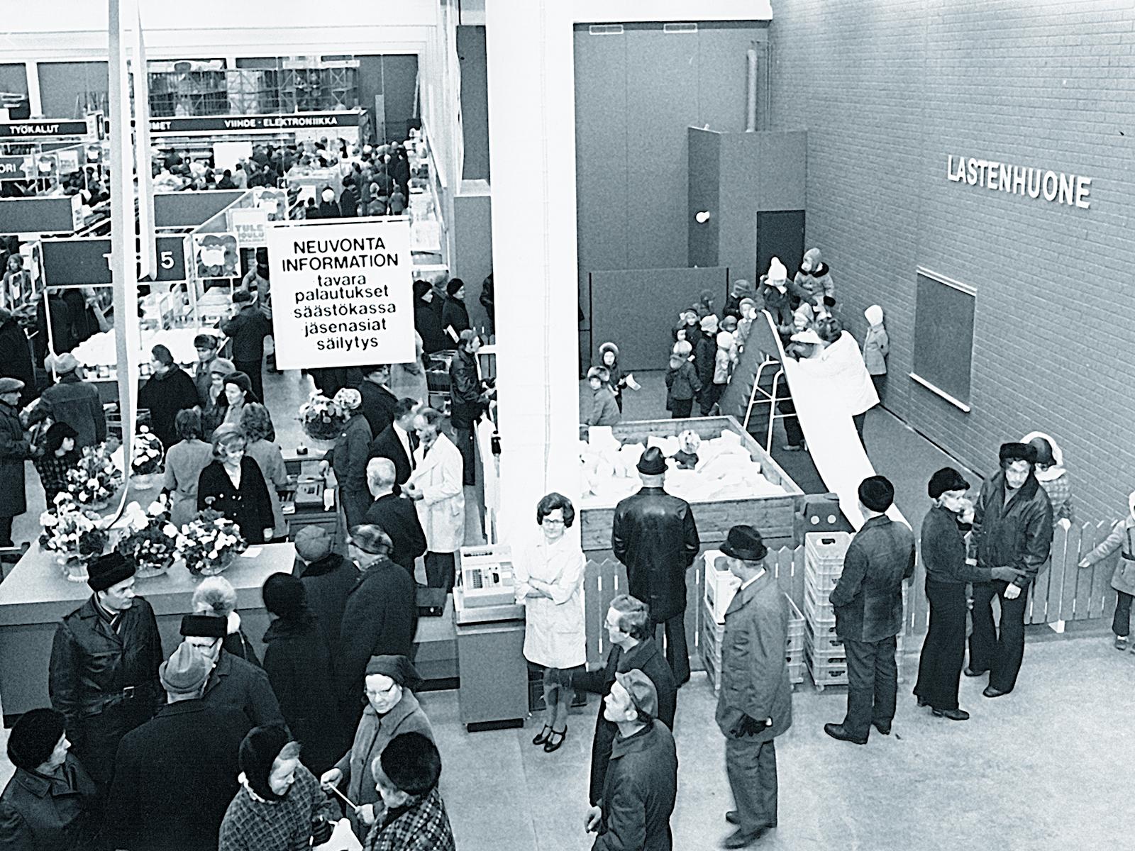 Seppälän Prisman avajaiset 1972